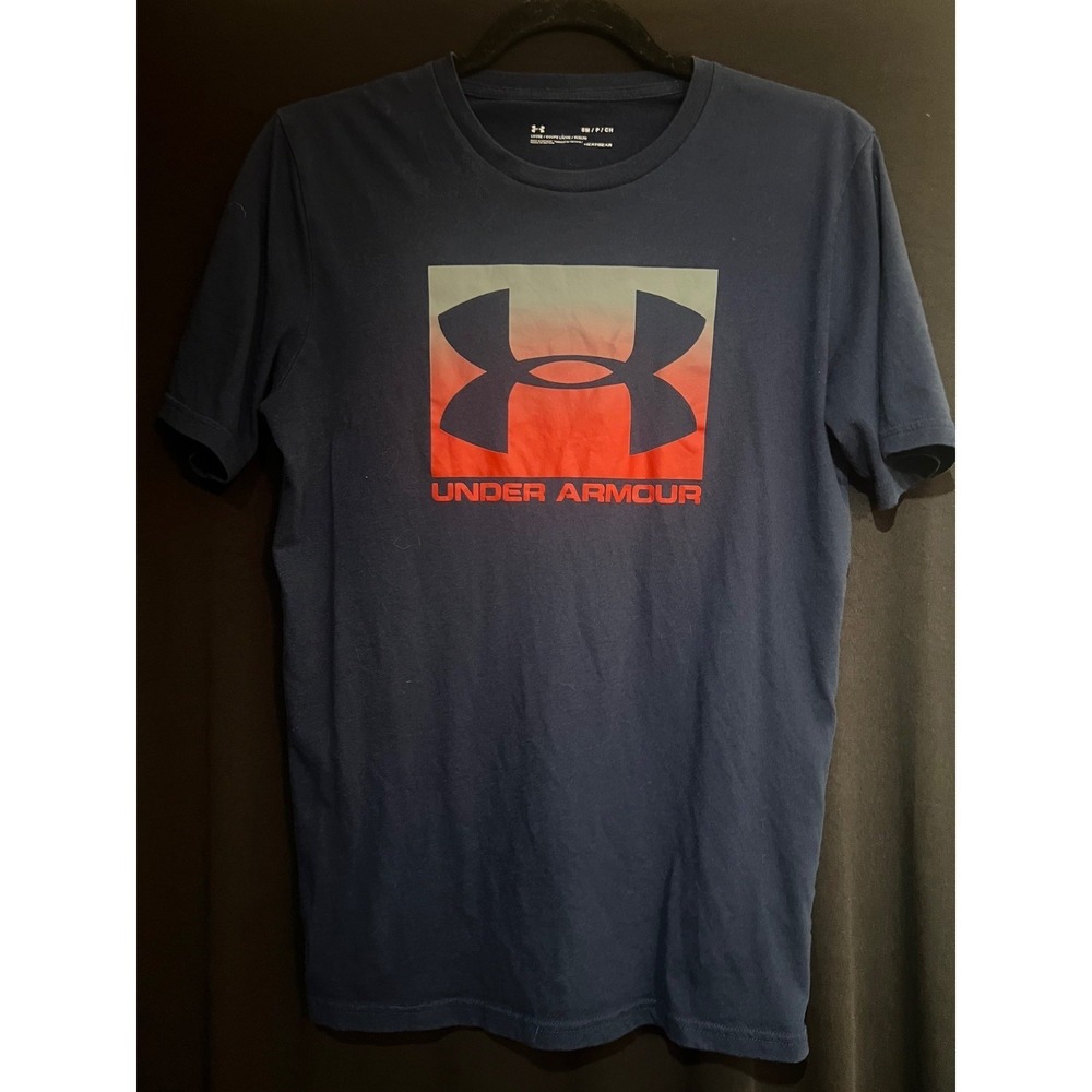 Men's Navy‎ Blue Under Armour T Shirt Size S